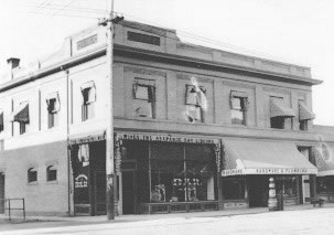 Coors Building at the northeast corner of Main Street and Nevada Avenue, June 1906
